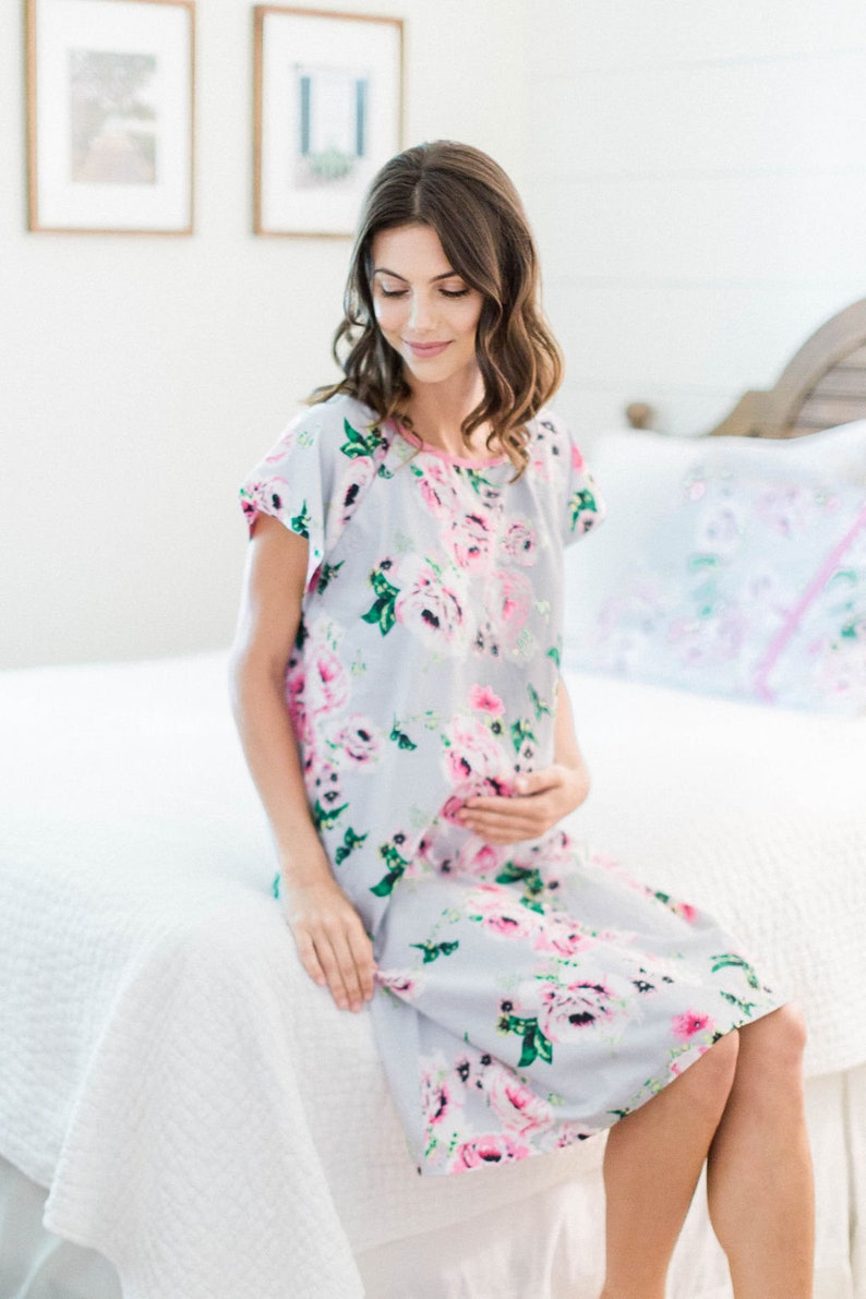 maternity labor delivery gown