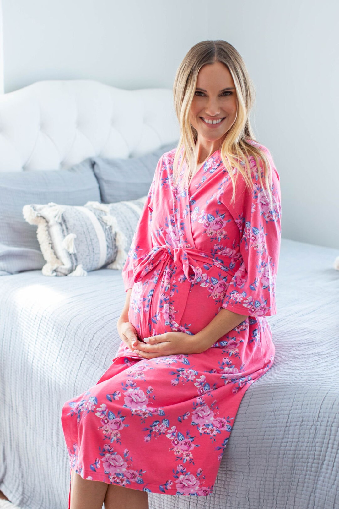 Maternity Labor Delivery Robe / Hospital Robe/hospital Bag/ Baby Girl