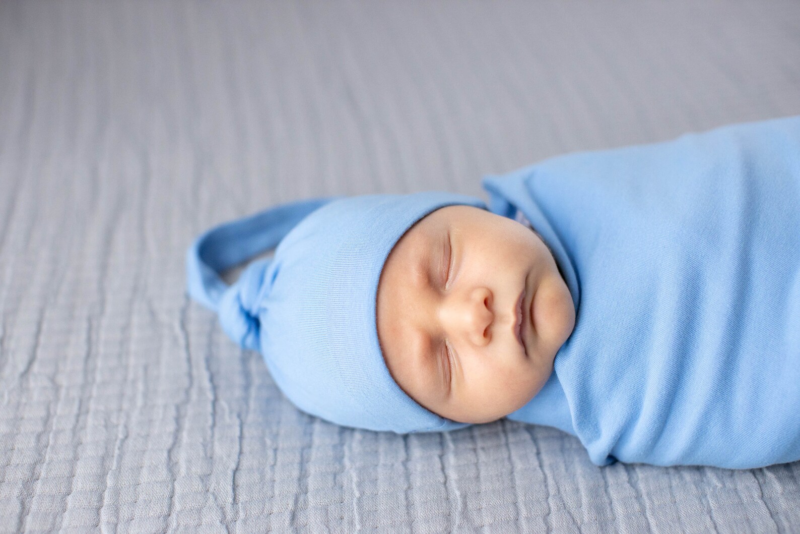 Baby Boy Swaddle Blanket & Newborn Hat Set /by Baby Be Mine Etsy