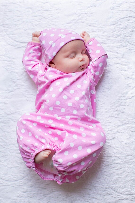 receiving gown newborn