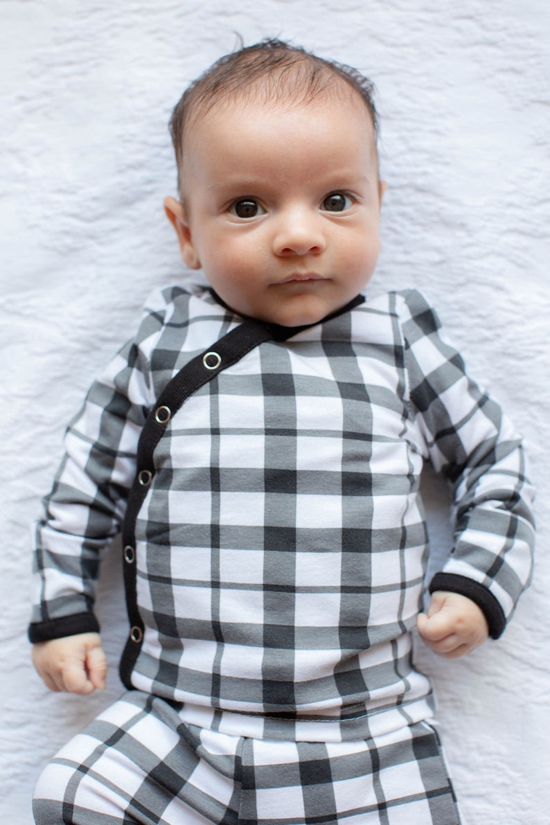 Black Labor Delivery Hospital Gown & Baby Boy or Girl ...