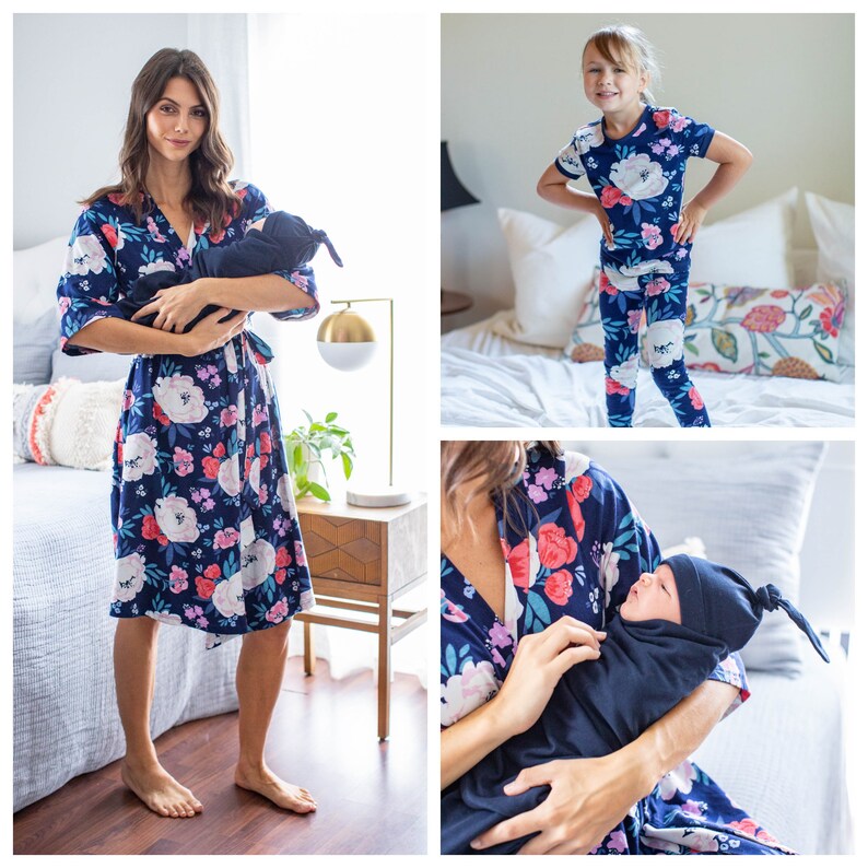 baby be mine robe and swaddle set