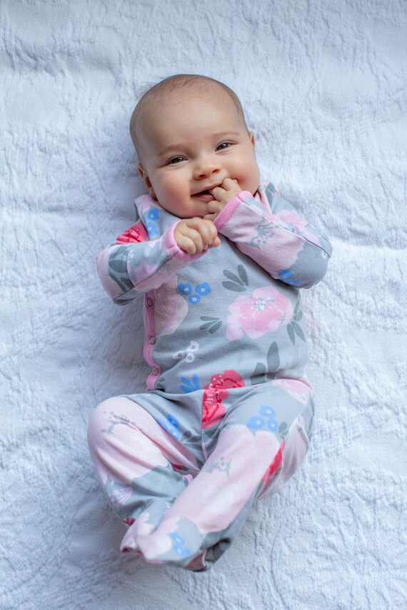 Tenue pour le retour a la maison pour bebe fille Ensemble kimono pour bebe Cadeau baby shower Cadeau floral pour bebe fille Maternite Be Mine par bebe Floral Sophie Etsy France