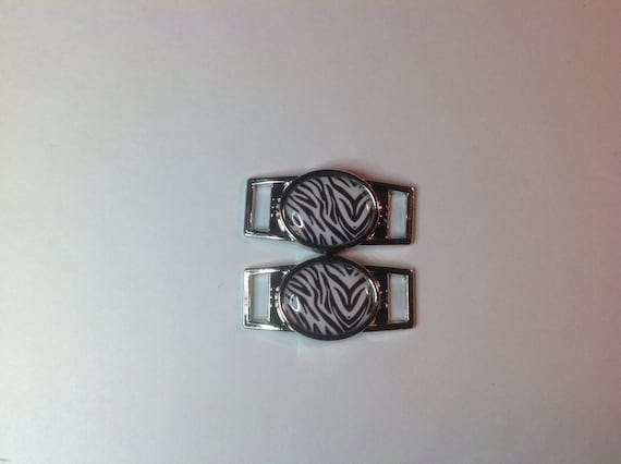 2 Awareness Paracord Oval Shoe Lace Charms Custom water resistant Sports