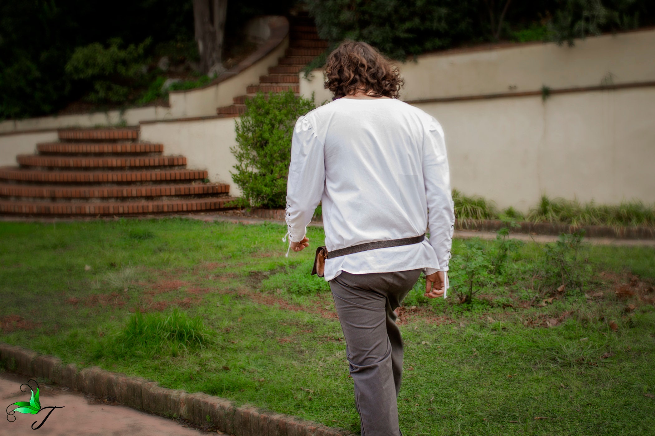 JESDM Herren Leinenhose Im Wikinger-Style - Bequeme Mittelalter-Hose Mit Knöchelbündchen