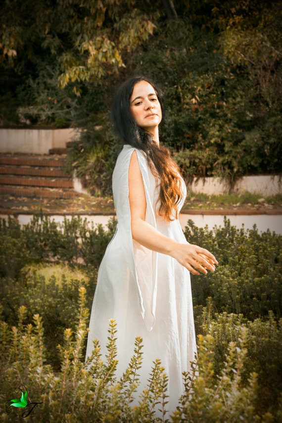 chinese dress ladies Fiona Linen Chemise main image 1