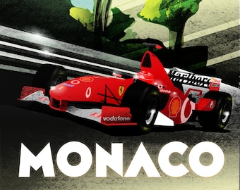 The Ferrari in Monaco