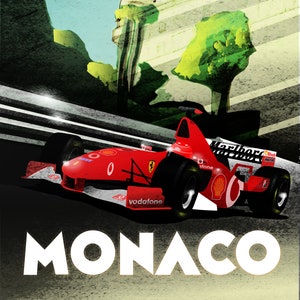 The Ferrari in Monaco