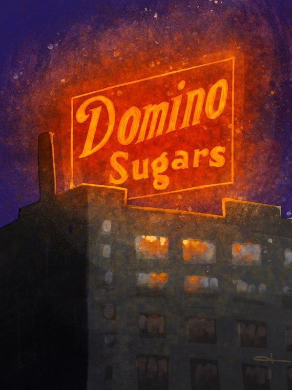 Domino Sugars Signage print
