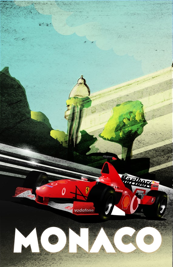 The Ferrari in Monaco