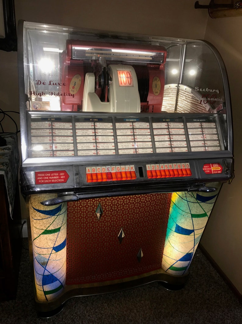 1953 Seeburg Jukebox model 100W Etsy