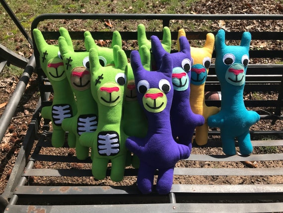 zombie alpaca plush
