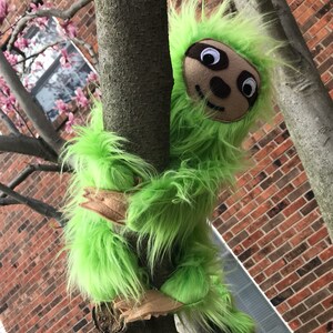 green sloth stuffed animal