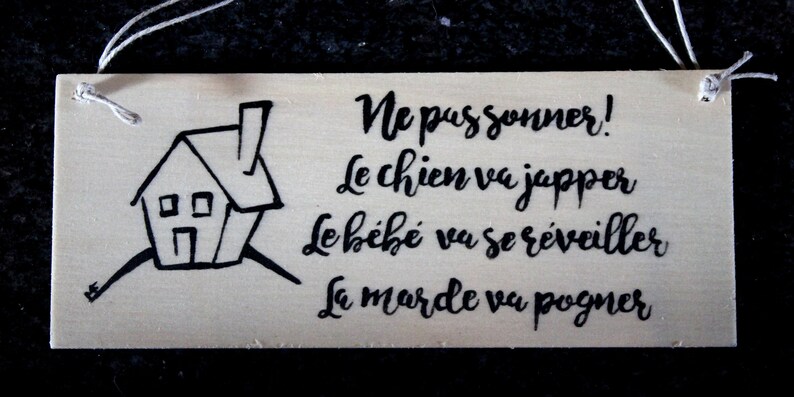 Door Poster Door Plaque Hand Painted Decorative Panel Ne Pas Sonner Triskel Door Hangers Home Living Phiat Lemonjelly Gr