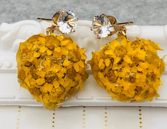 3d cheap flower earrings