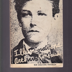 Rimbaud's "Illuminations". New Directions c.1961 28th Printing Paperback in Very Good Collectible Condition.  Nice Gift !