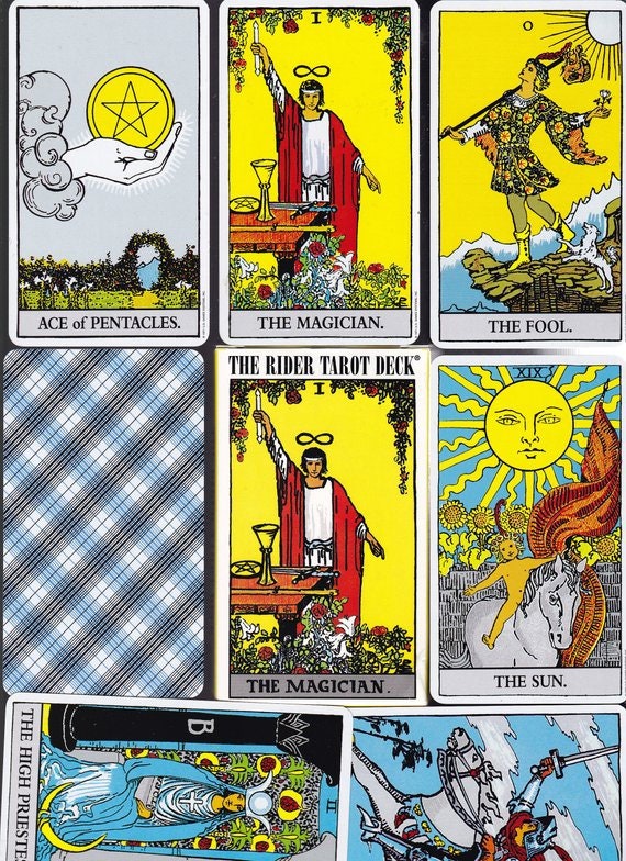 Single Replacement Cards: Rider Waite Tarot Deck. Single Cards - Etsy