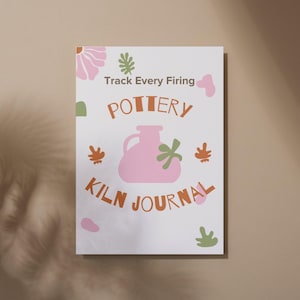 Pottery kiln journal, ceramic kiln logbook