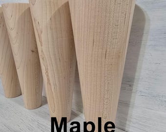 Maple Table Legs - Mid Century Modern Paul McCobb Style - Set of 4