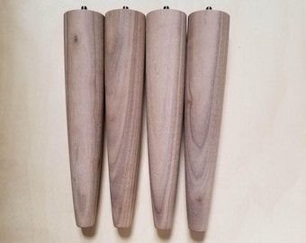 Danish Modern Table Legs - Wegner Style, Hand Turned - Set of 4