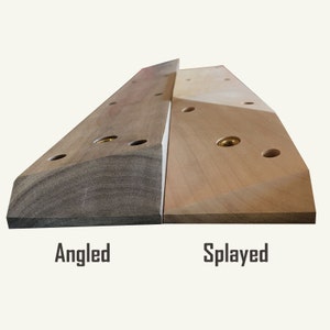 Medium Splayed Leg Cleats 14 To 22 Inches - 10 Degree Angle