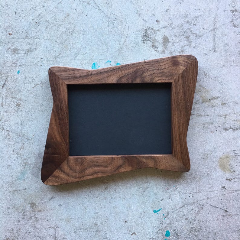 Atomic Picture Frames Walnut Mid Century Modern Image 0