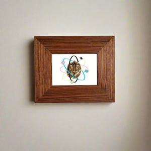 Custom Walnut Picture Frame: Handcrafted Photo Display