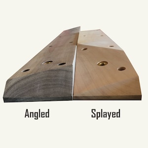 Mid Century Splayed Leg Cleats: 10/12 Inch, 10 Degree Angle