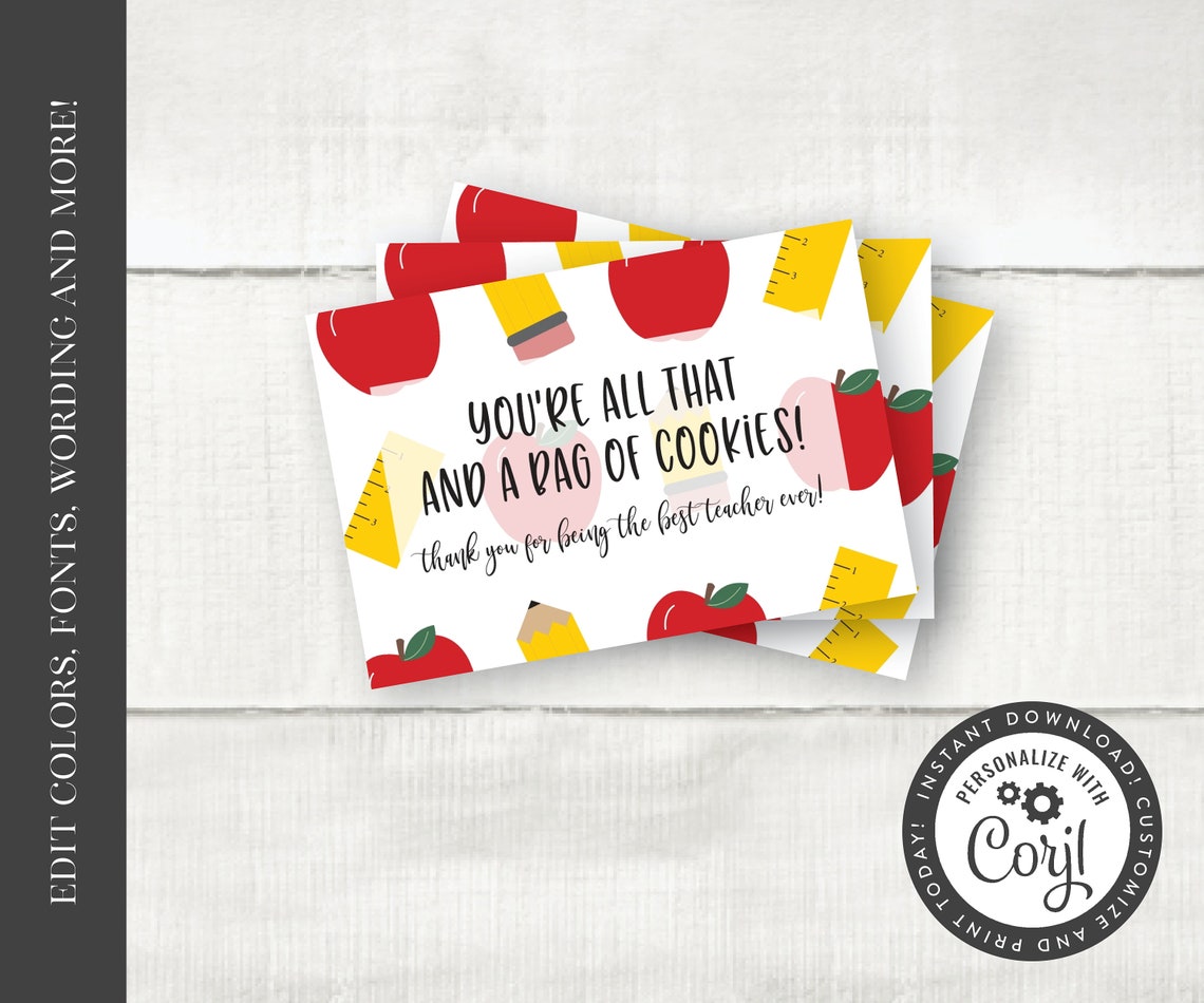 3.375 x 2.312 Name Tag Sticker Size Teacher Label Thank You Etsy