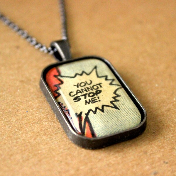 You Cannot Stop Me Necklace (From Marvel Comics Page)