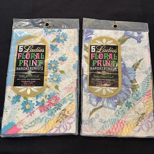 Vintage Package of 5 Hankies