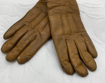 Vintage Child's Leather Gloves