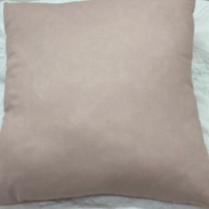 Pink Edge Pillow with Vintage Embroidered Flowers 18 inch pillow image 5