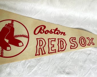 Vintage Boston Red Sox Major League Baseball Licensed Large Pennant