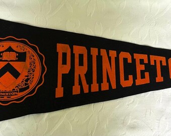 Vintage Princeton Souvenir Pennant Large Size