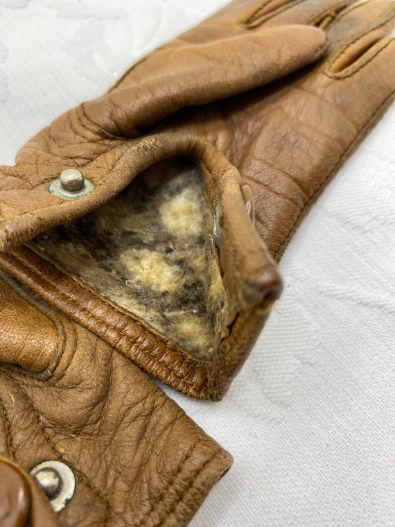 Vintage Child's Leather Gloves - image 3