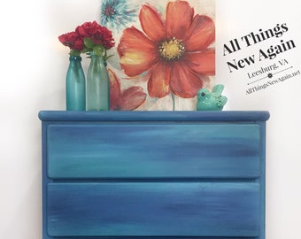 Blue Dresser Etsy