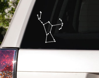 Orion The Warrior Constellation Car Window Decal