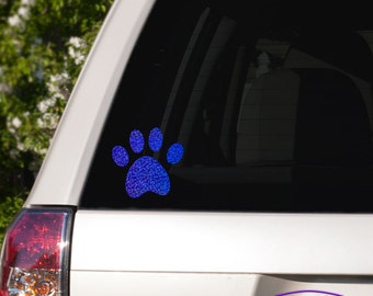 Paw Print Car Window Decal