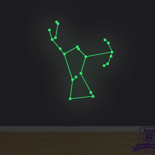 Glow in the Dark Big Dipper Constellation Wall Decal Etsy