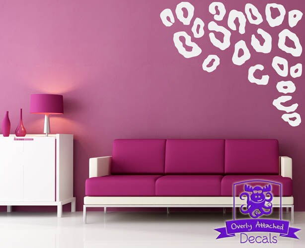 Leopard Print Wall Decal Etsy