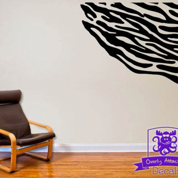 Zebra Print Decal Etsy