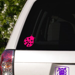 Ladybug Car Window Decal image 3