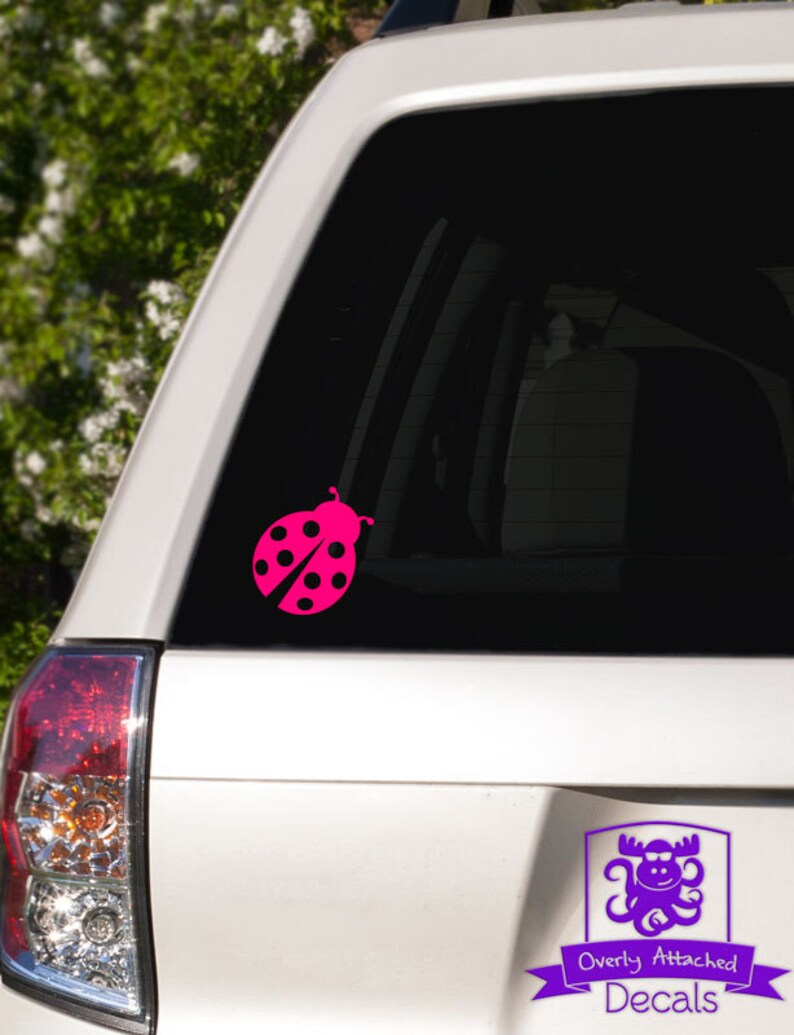 Ladybug Car Window Decal image 3