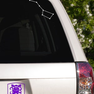 Big Dipper Constellation Car Window Decal