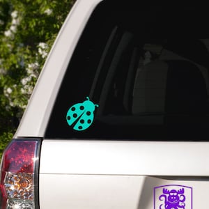 Ladybug Car Window Decal image 1