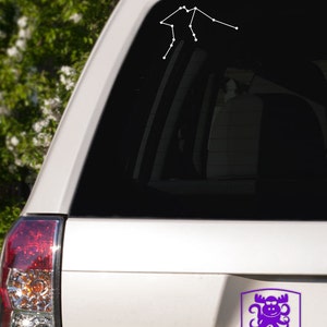 Aquarius Constellation Car Window Decal