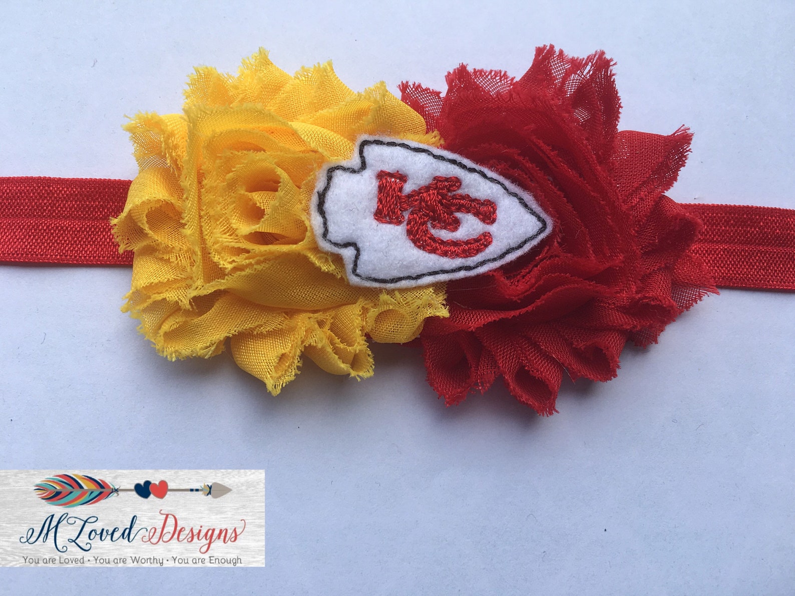 Kansas City Chiefs headband/Kansas City Chiefs hair Etsy