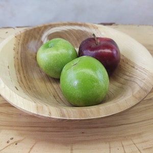 Ash wood bowl