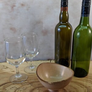 Natural edge Maple bowl